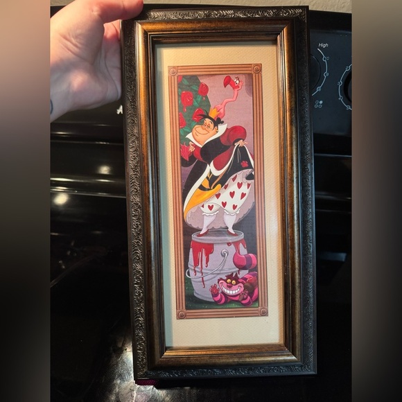 RARE Disney Parks Haunted Mansion Stretching Room Queen Of Hearts Alice